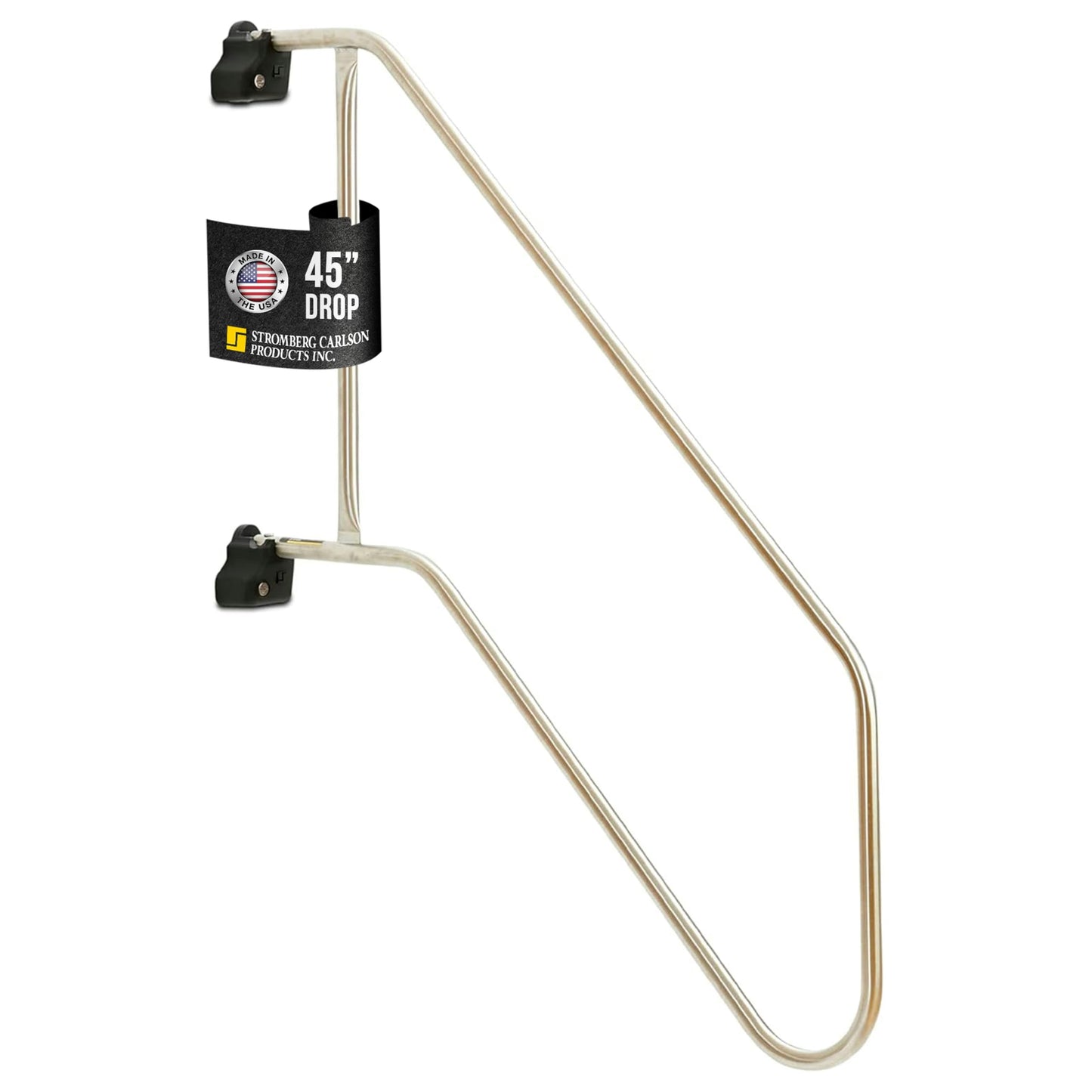 Stromberg Carlson AC-544L Locking Commercial Rail - Mobile Equipment Support - RV Camping Accessories and Travel Trailer Accessories for Step Ladder- 200 lbs Capacity - 36.5" Extension, 45" Height