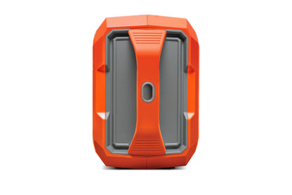 ECOXGEAR Defender: Outdoor Portable Bluetooth Speaker, 121dB Massive Sound, Waterproof and Drop Proof, with LED Party Lights, Pair up to 100, 25+ Hours Playtime (Blaze Orange)