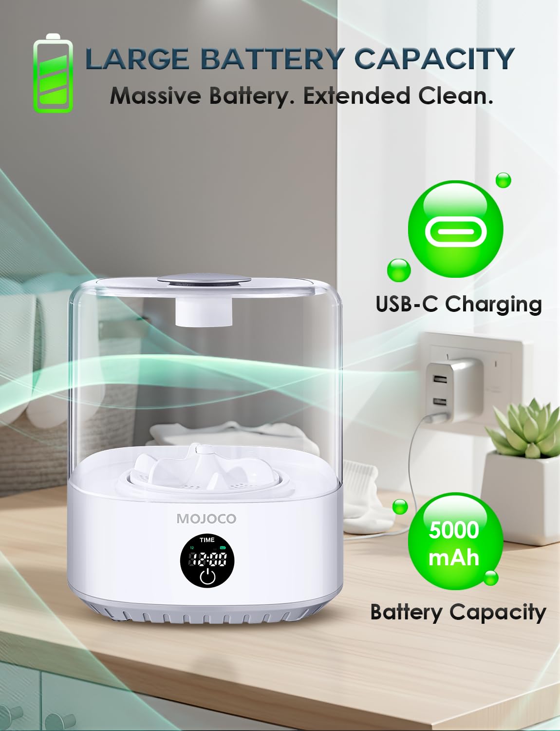 3L Battery-Operated Washing Machine & Mini Dryer for Apartments, Dorms, and Travel