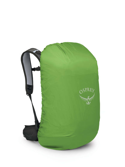 Osprey Hikelite 32L Lightweight Hiking Backpack - Durable Travel Daypack with Rain Cover for Men and Women, Black, M/L