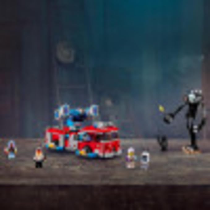 LEGO Hidden Side Phantom Fire Truck 3000 70436 Augmented Reality (AR) Fire Truck Toy App-Driven Ghost-Hunting Kit Includes a Mecha Robot 5 Minifigures and a Harbinger Figure (760 Pieces)