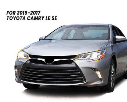Kspeed Headlights Fit 2015 2016 2017 For Toyota Camry LE/SE/XLE Replacement Former Ones with Waterproof Property,Passenger and Driver Side