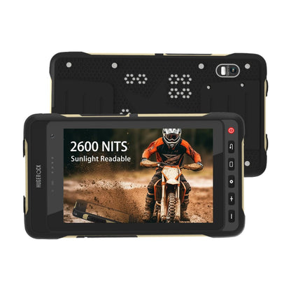 HUGEROCK X70 Rugged Android Tablet 7 Inch - 2600nits High Brightness GPS Tablet for Motorcycle Navigation, Waterproof Shockproof Outdoor Android 13 Tablets, 8GB+128GB, RS232, SMA External Antenna