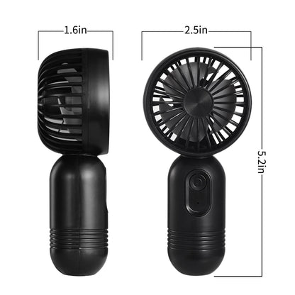 Mini Portable Fan 24 Pack, Cute Handheld Battery Operated Lightweight Small Personal Fans with 3 Speeds and USB Rechargeable Eyelash Fan for Stylish Girl Kids Women Men Office Outdoor Travel Camping