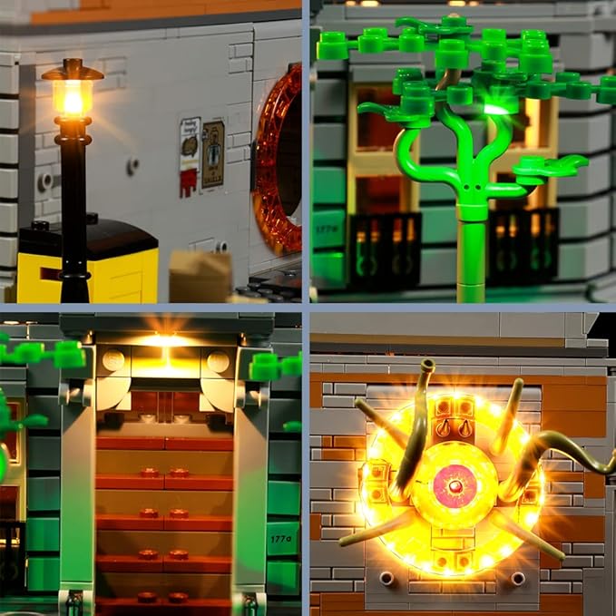 BrickBling Light Kit Compatible with Lego 76218 Sanctum Sanctorum Well Hidden Lighting Compatible with Lego 76218 No Model