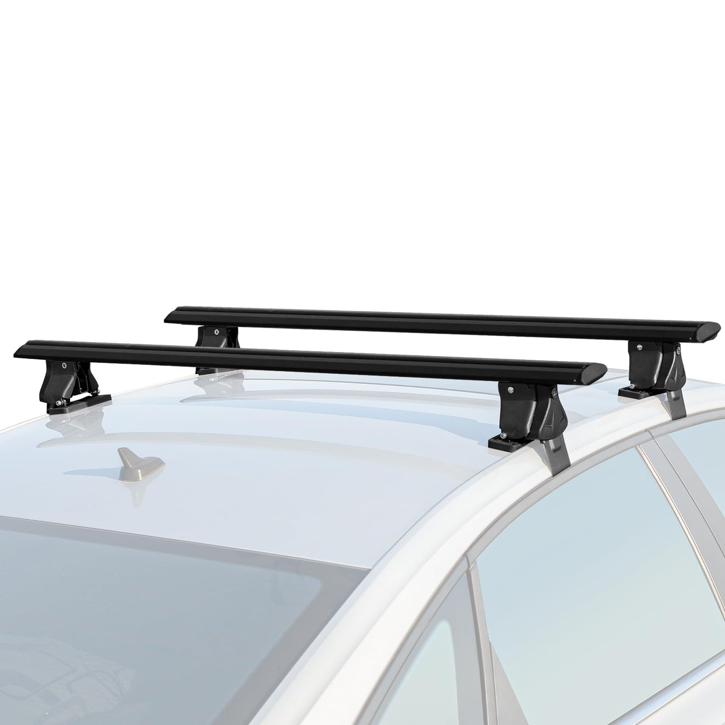 YHAAVALE 55" Roof Rack Cross Bars,Adjustable Aluminum Crossbars Replacement for Cargo Carrier Kayak Bike Snowboard
