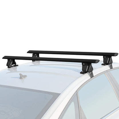 YHAAVALE 55" Roof Rack Cross Bars,Adjustable Aluminum Crossbars Replacement for Cargo Carrier Kayak Bike Snowboard