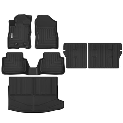 XINSHANGXIU Floor Mats & Cargo Liner for 2026 Subaru Crosstrek Hybrid (Fit Hybrid, Not for Gas),TPE All Weather Protection Slush Floor Liner and Backrest Mat Accessories