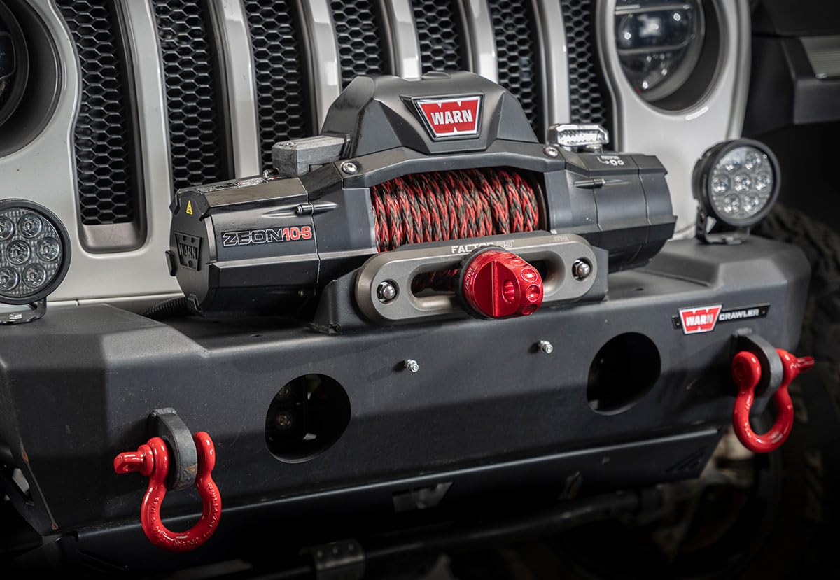 Factor 55 00015-06 Prolink Original Shackle Mount Replaces Winch Hook with a Stronger Shackle D Ring Mount Max Load Rating 16,000 lb. Ideal for 4x4 Off Road Adventures - Gray