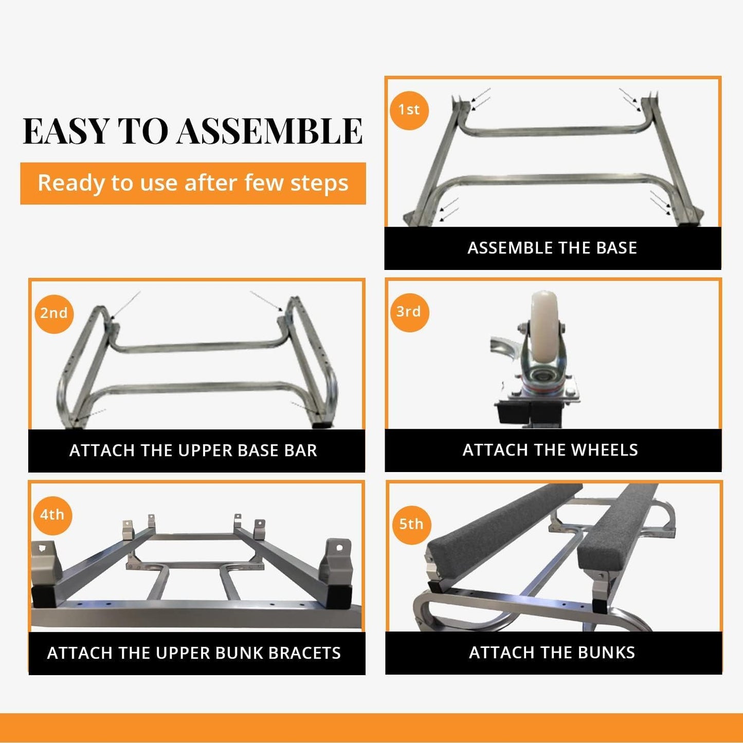 Anchor-Man Jet Ski Dolly, Small Boat Dolly Jetski Stand for Moving Watercraft, Adjustable Jet Ski Trailer with 4 Casters & 2 Brakes, Heavy-Duty Boat Stands Floating Jet Ski Dock, 1300 Lbs Capacity