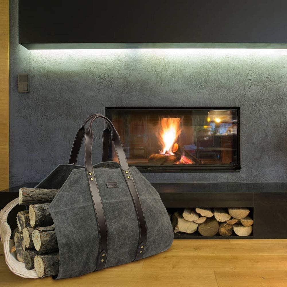 Fire Pit and Log Carrier