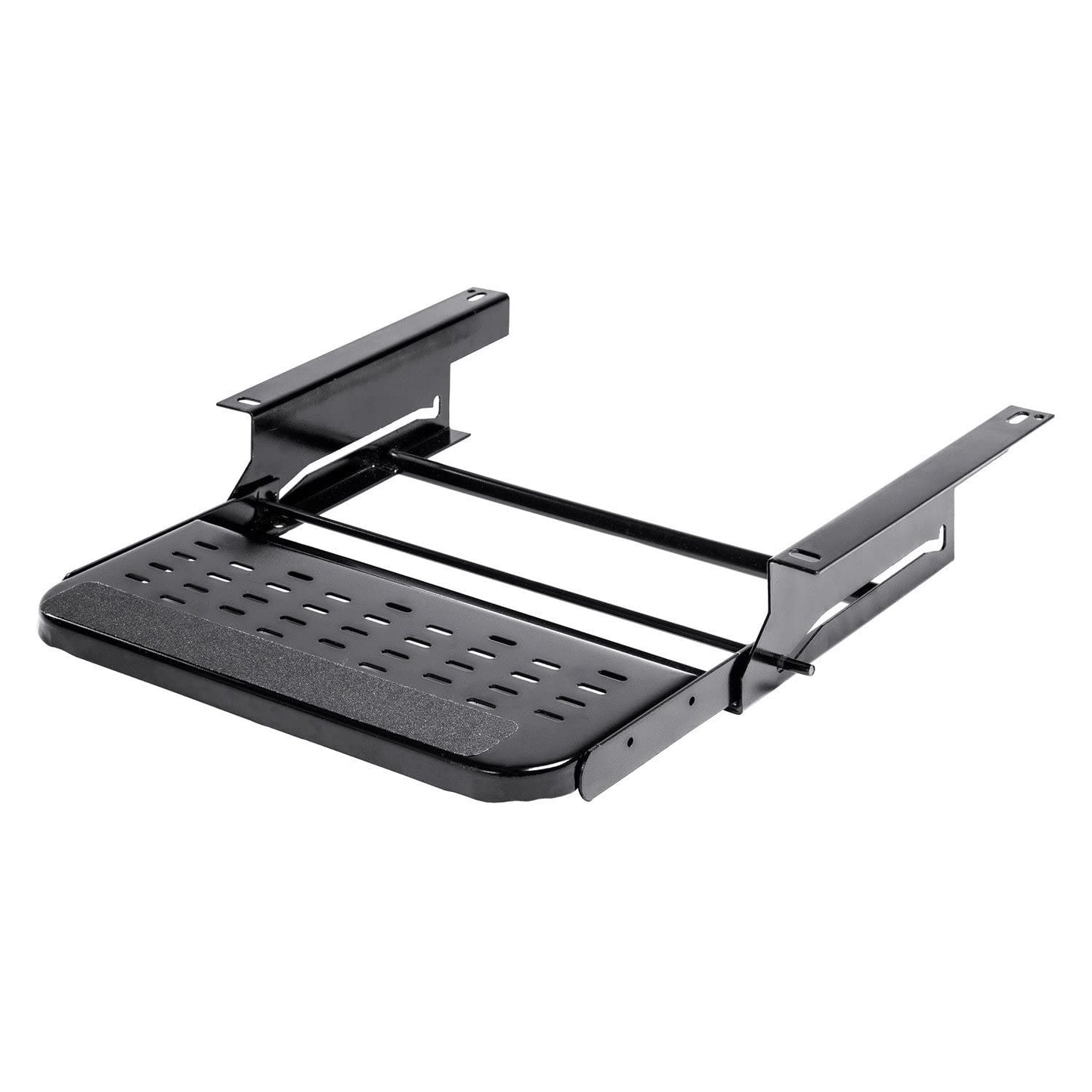 Stromberg Carlson Manual RV Step SMFP-1220 – Foldable Camper Stairs for Trailer, Portable Single Pull Out Platform for RV, Rust Resistant Construction, Exterior Camper Step, 20" Wide Non-Skid Design