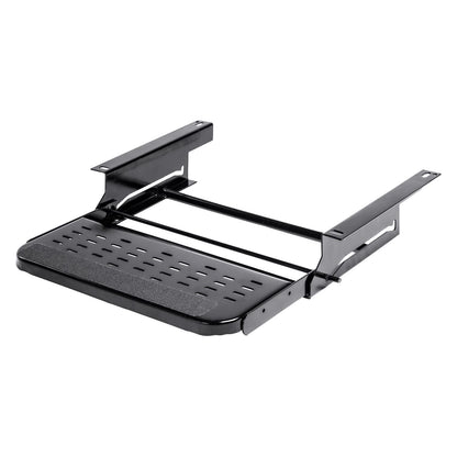 Stromberg Carlson Manual RV Step SMFP-1220 – Foldable Camper Stairs for Trailer, Portable Single Pull Out Platform for RV, Rust Resistant Construction, Exterior Camper Step, 20" Wide Non-Skid Design