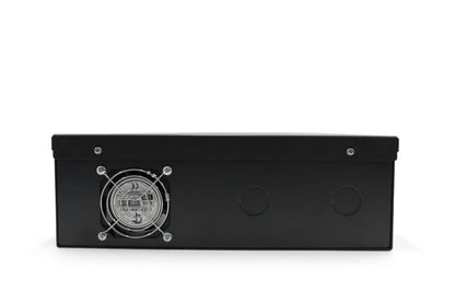 ARES VISION DVR Lock Box 15" x 15" x 5" – Heavy Duty 16 Gauge Steel Security Enclosure with Fan, Lock & Key, Cable Knockouts – Secure NVR, Router, AV Equipment for Home & Commercial Use