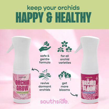 Southside Orchid Grow Fertilizer - 7.1 Oz Gentle Formula for Reviving Dormant Orchids | Easy Continuous Spray