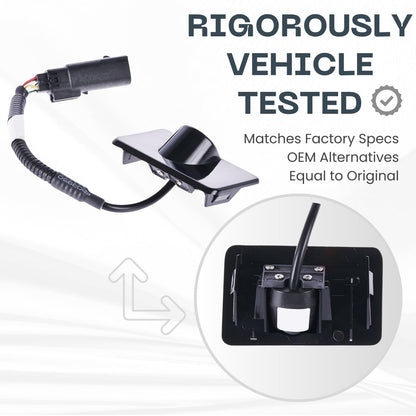 Backup Camera Replaces for 2009-2014 Ford Expedition OE Part # 9L1Z-19G490-B, 8L1Z-19G490-A, 9L1Z-19G490-A, 9L1T19G490AB