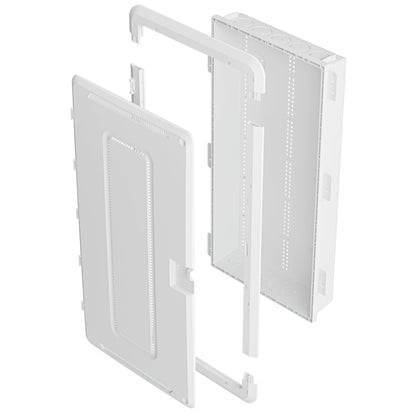 Legrand - On-Q 30 Inch Media Enclosure, WiFi Electrical Box, Cable Management Box for Distribution of Networking Service, Recessed Media Box Lets Signal Through, White, ENP3050NA