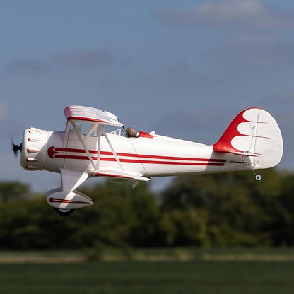 E-flite RC Airplane UMX WACO White BNF Basic Transmitter Battery and Charger Not Included with AS3X &amp Safe EFLU53550