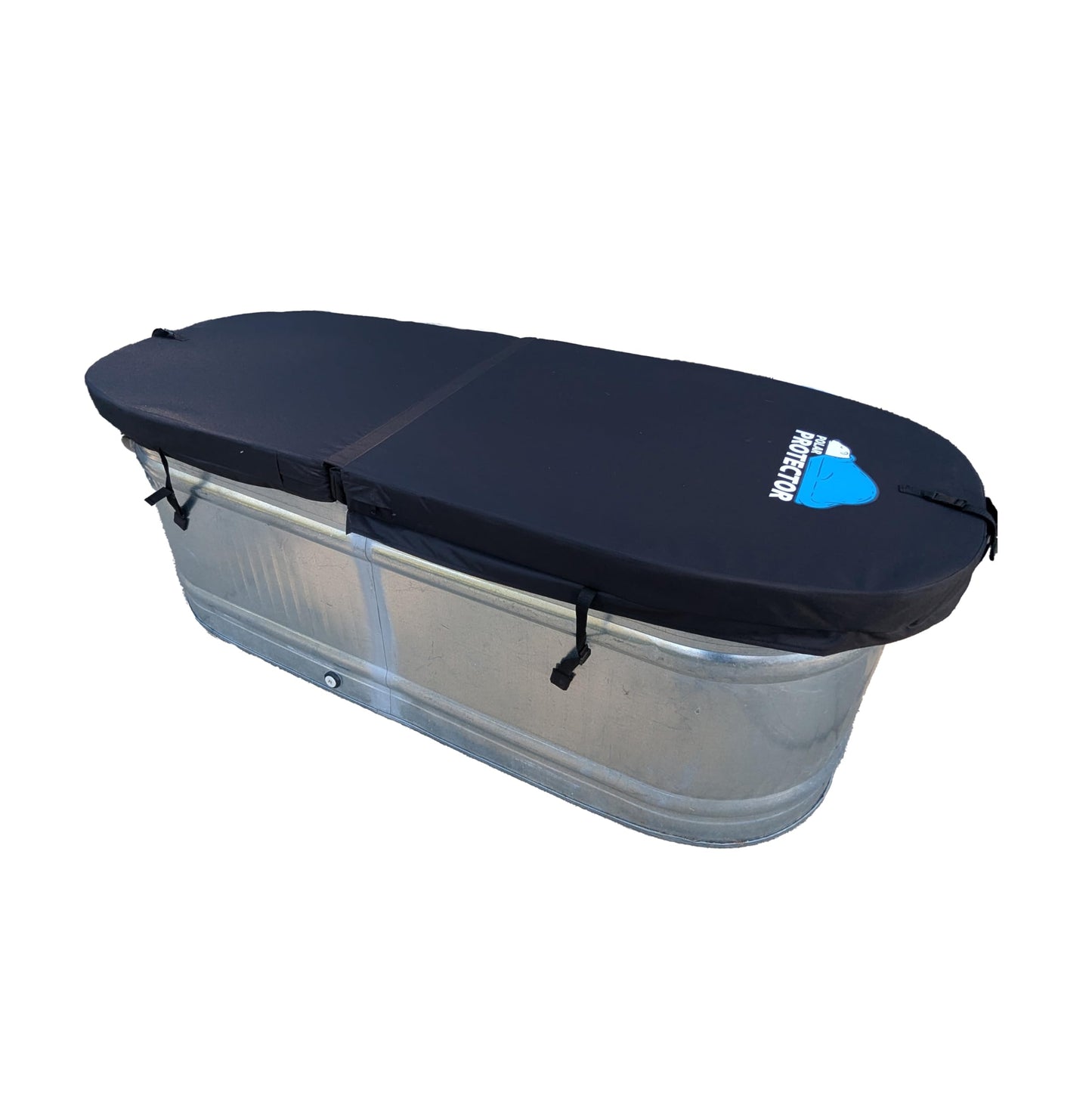 Polar Protector 2×2×6 Insulated Hard Cover for Galvanized Stock Tanks – Magnetic & Hinged Lid Design for Cold Plunge