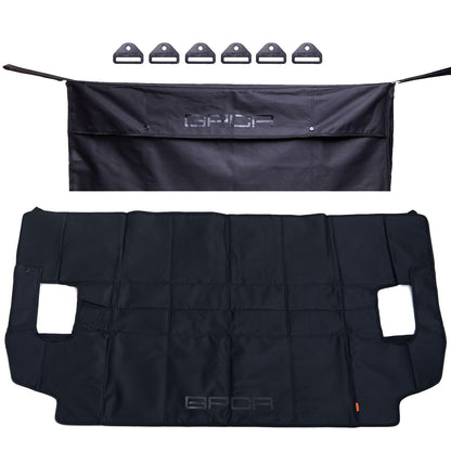 GPCA - Freedom Pack PRO Under Hardtop/Topless Easy-to-Install Patented Tonneau/Trunk Cover Heavy-Duty Accessories for Wrangler JL 2018-2024, 4DR Sport Sahara Rubicon & Freedom Unlimited Models