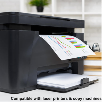 SplashProof Printer Paper - 8.5" x 11", 5 Mil Waterproof Paper, Laser Printer & Copy Machine Compatible (8.5" x 11" - Letter, 500 Sheets)