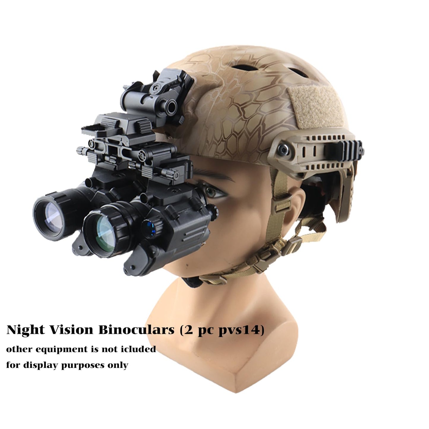YSS PVS 14 Binocular Bridge Mount Modular Interface NVG Mount Adapter with AN/PVS-14 Dovetail Shoe and L4G24 Helmet Mount Suitable Monocular/Binocular Night Vision Goggles Aluminum Hollow Design
