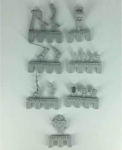 Modiphius Entertainment: Fallout: Miniatures - Zetans: Alien Invaders - 2 Resin Figures Appalachia Wave Unpainted &amp Unassembled Licensed