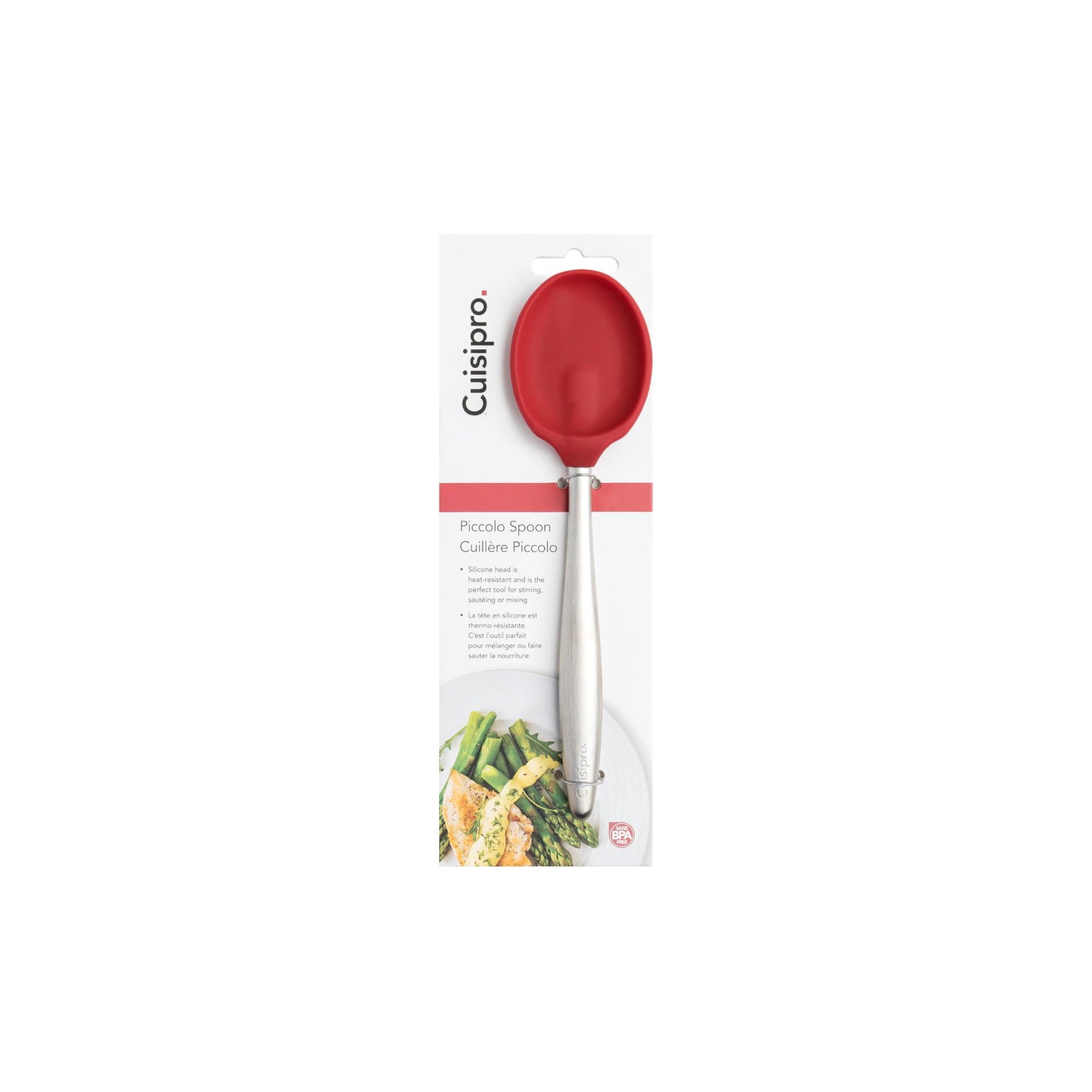 Cuisipro PICCOLO 8" Silicone Spoon, Red