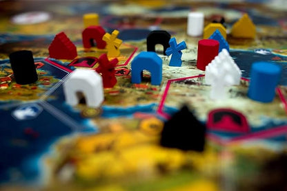 Stonemaier Games: Scythe (Base Game) by Jamey Stegmaier | an Engine-Building Area Control Strategy Board Game with Mechs Set in Dieselpunk 1920+ Europe for Adults and Family | 1-5 Players 115 Mins