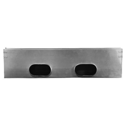 BUILDMART - 48" Plenum Box for [48" Linear Slot Diffuser - (1 Slot) Single Slot] Premium Insulated Galvanized Sheet Metal Plenum Box for Heating and Cooling - Texas Buildmart