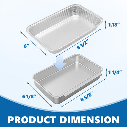 SafBbcue Grease Catch Pan - Replacement Tray for Weber Spirit & Genesis II Grills | Includes Disposable Liners