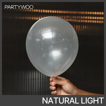 PartyWoo Clear Balloons 140pcs Different Sizes of 18 12 10 5 Inch Transparent Balloon Arch Kit for Graduation Wedding Baby Shower Bridal Shower Anniversary Birthday Party Decorations Clear-Y2