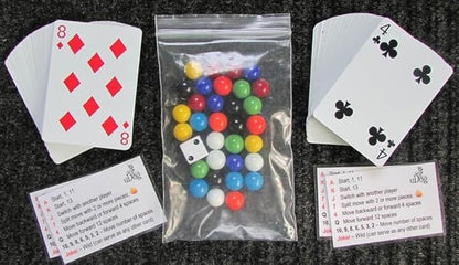 uDog Board Game | Old-Fashioned Fun for 2–12 Players | Made in The USA | Durable Wooden Pieces to Last a Lifetime | Family Game Night (4-Player)