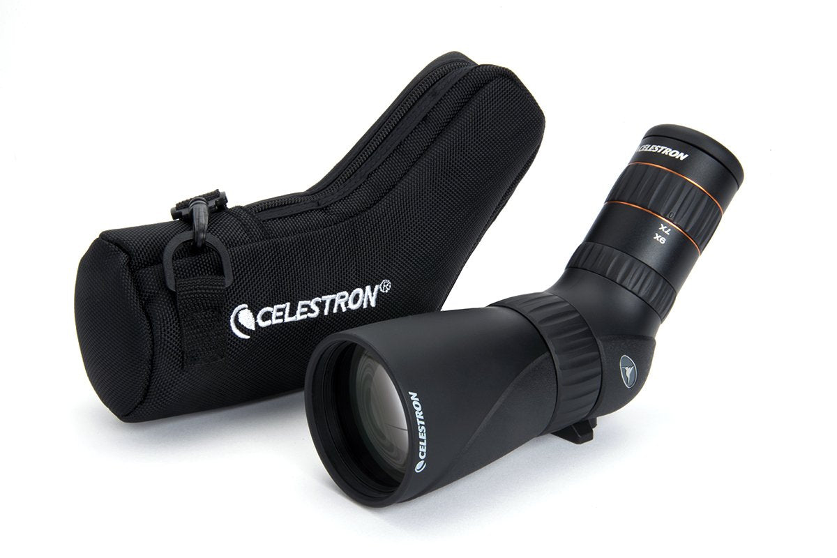 Celestron 9-27 x 56 mm Hummingbird ED Micro Spotter Birder-Friendly Spotting Scope, Black