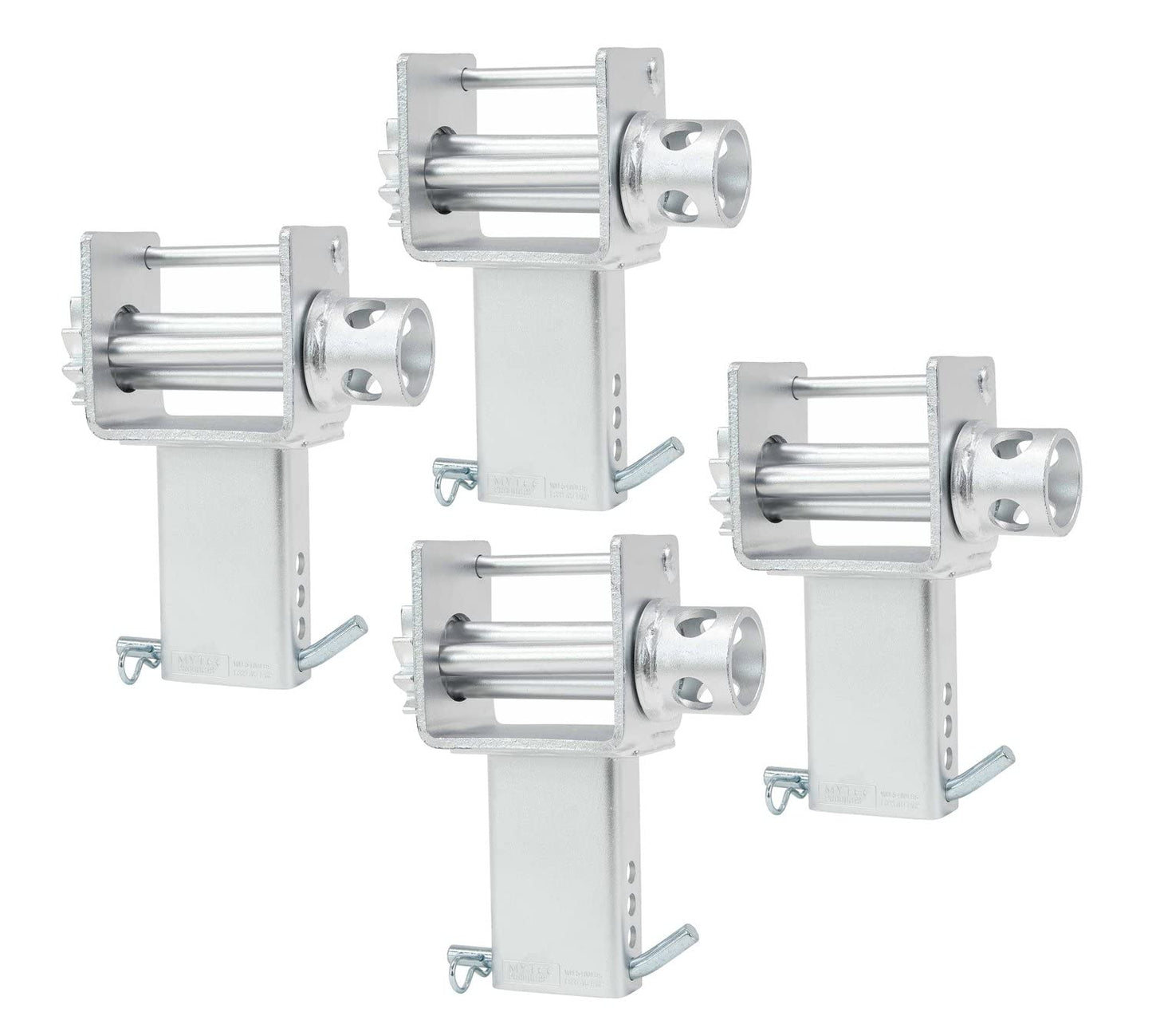 Mytee Products (4 Pack) Trailer Stake Pocket Winch Zinc Plated Flatbed Utility Capacity# 16200 lbs