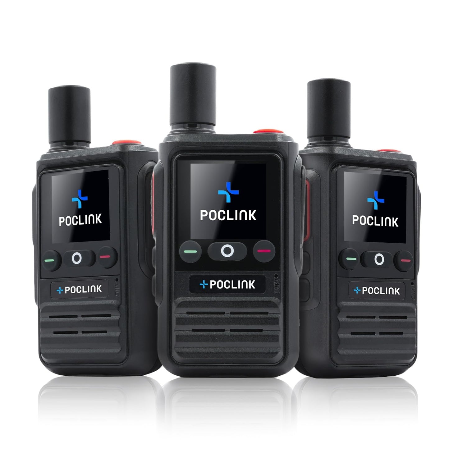 Lifetime Free Global Walkie Talkies Long Range, POC-1 Lite, 4G LTE Unlimited Range POC Two-Way Radios with Bluetooth & APP, 3000mAh Rechargeable Walkie Talkies, Support User Self-Group Creation