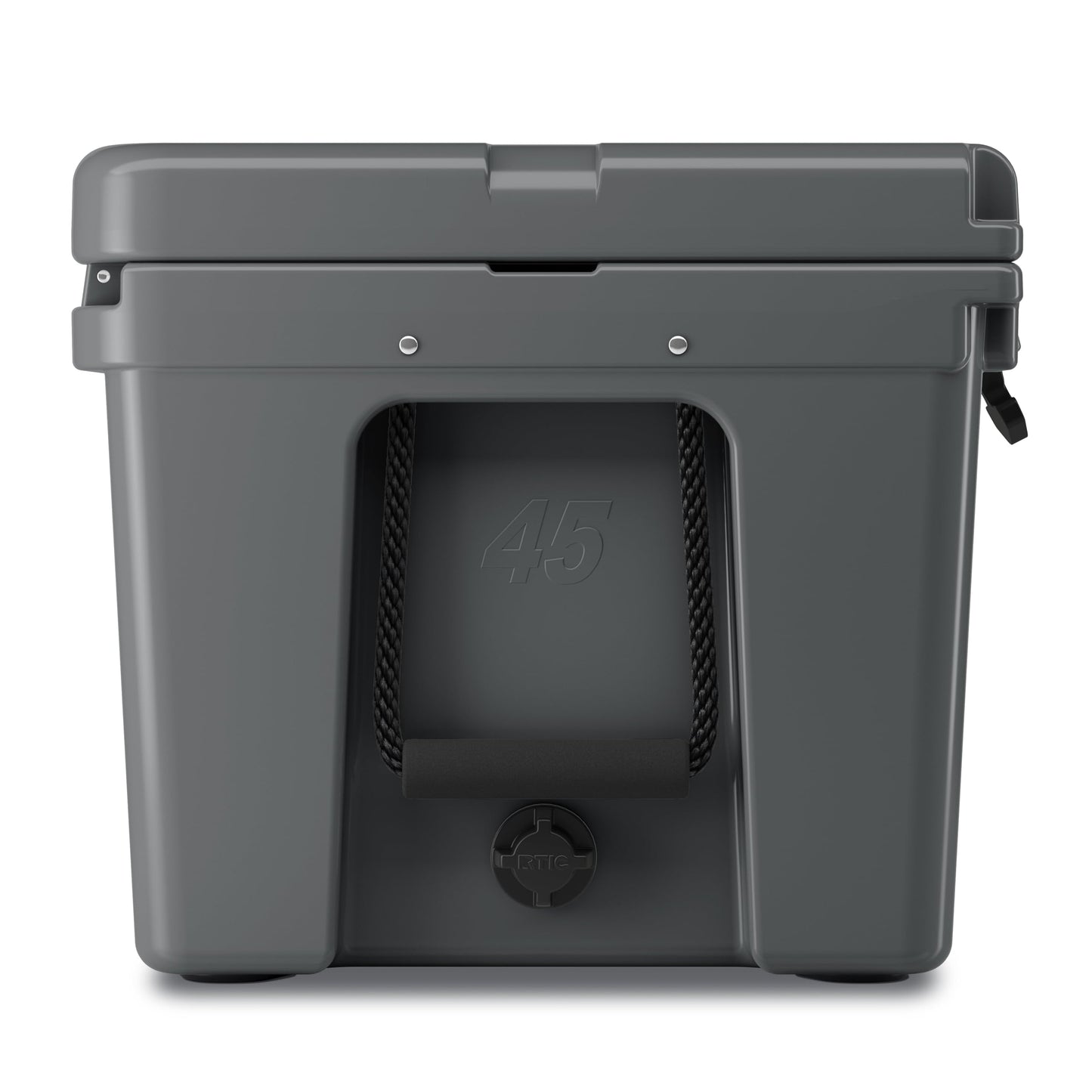 RTIC 45QT Ultra-Tough Cooler Hard Insulated Portable Ice Chest Box for Beach, Drink, Beverage, Camping, Picnic, Fishing, Boat, Barbecue, Dark Grey