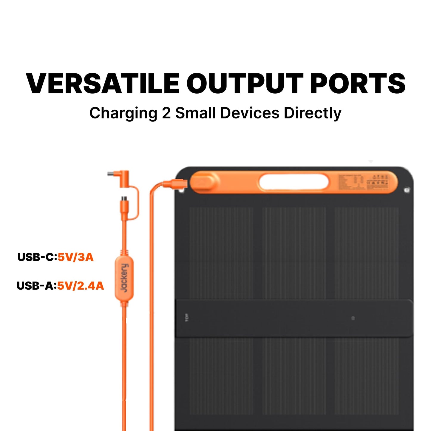 Jackery SolarSaga 200W Portable Solar Panel,IP68 Foldable Bifacial Solar Panels,Compatible with Jackery Explorer Power Station and Solar Generator,for Rooftops Outdoor Camping Off-Grid and RVs