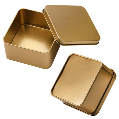 Peohud 20 Pack Tin Boxes with Lids, Empty Metal Tins, Portable Storage Metal Tin Container Organizer for Cookie, Candy, Treats, Gifts, Favors and Crafts