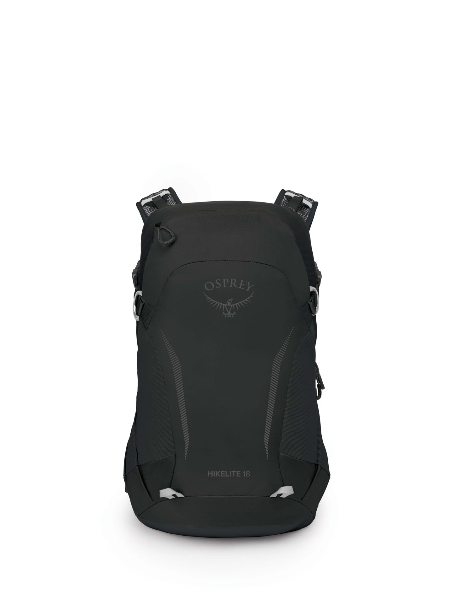 Osprey Hikelite 18L Lightweight Hiking Backpack - Durable Travel Daypack with Rain Cover for Men and Women, Black