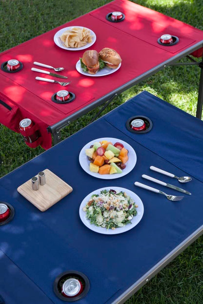 PICNIC TIME NCAA LSU Tigers Soft Top Travel Table, Black, One Size (799-00-179-294-0)