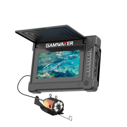 Underwater Fishing Camera 7 Inch LCD Fishing Camera with Infrared Night Vision Light, Portable Fish Finder with 15M Cable, and Upgraded HD Lens for Lake, Boat, Ice Fishing,Portable Fish Finder