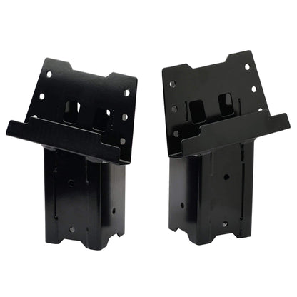 HME High-Strength Welded Construction Durable Multi-Use Platform Brackets 4 Pack - For Use With Hunting Blinds, Play Sets, Tree Houses