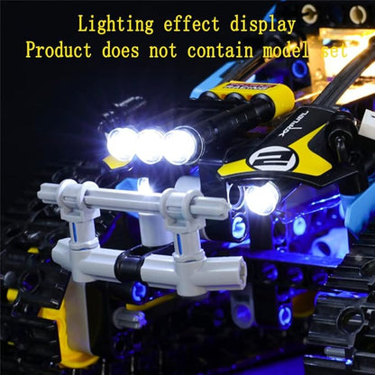 LED Light Kit Compatible with Lego Remote-Controlled Stunt Racer - Lighting Set for Technic 42095 Building Model (Model Set Not Included)