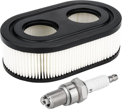 Troy-Bilt Air Filter Spark Plug - Compatible with TB110, TB115, TB200, TB230, TB330, TB370 Mowers