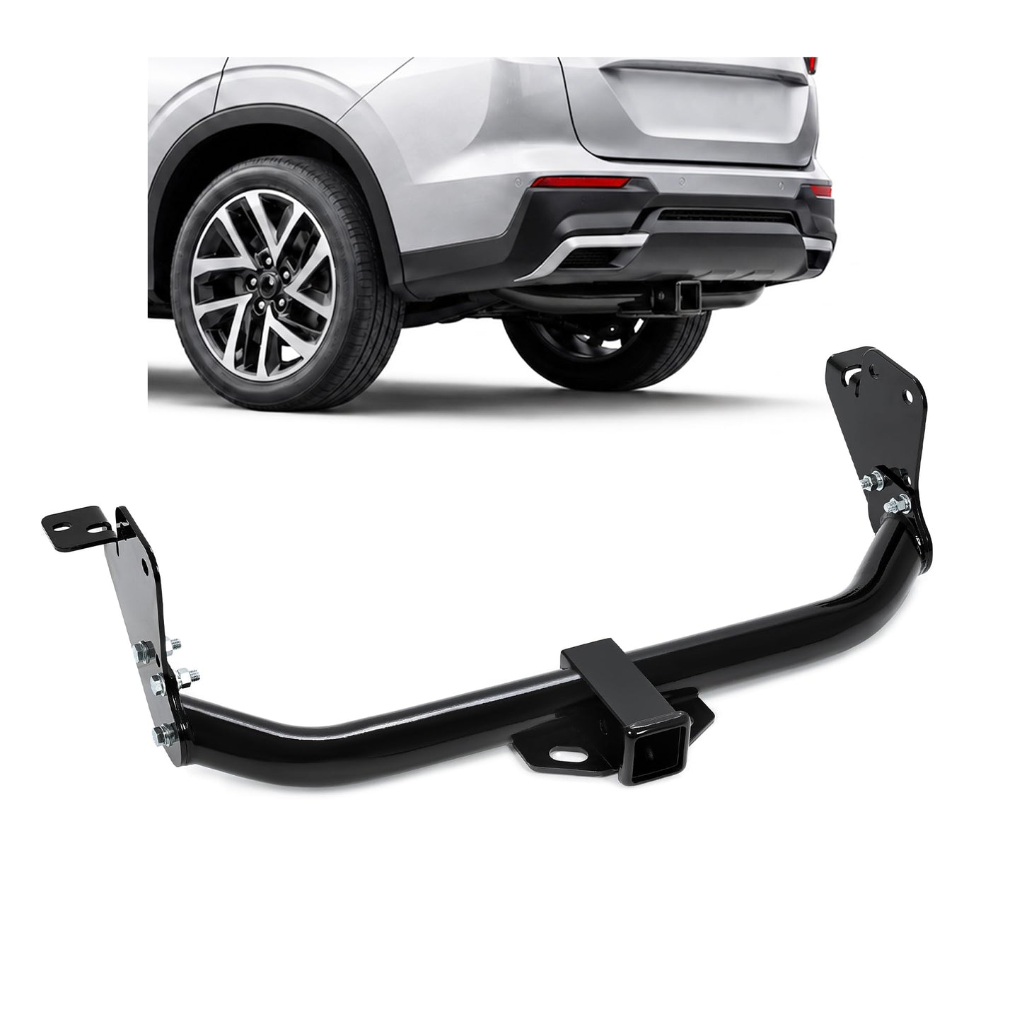 ALMULOO Class 3 Trailer Hitch Compatible with 2011-2026 Mitsubishi RVR Outlander Sport 2" Receiver Tow Hitch Steel