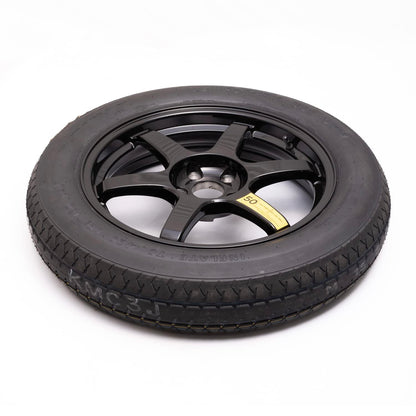StanceMagic Complete Spare Wheel Tire Kit Fits 2017-2026 Tesla Model 3 Long Range RWD, 18x4 Rim, 125/80R18 Tire, 2 Ton Scissor Jack, Tools, Carrying Bag, Also fits Highland