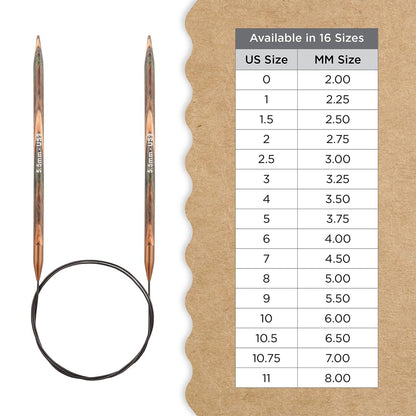 Knitter’s Pride Terra Fixed Circular Needles 40"" (100cm) – US Size 9 (5.5mm)