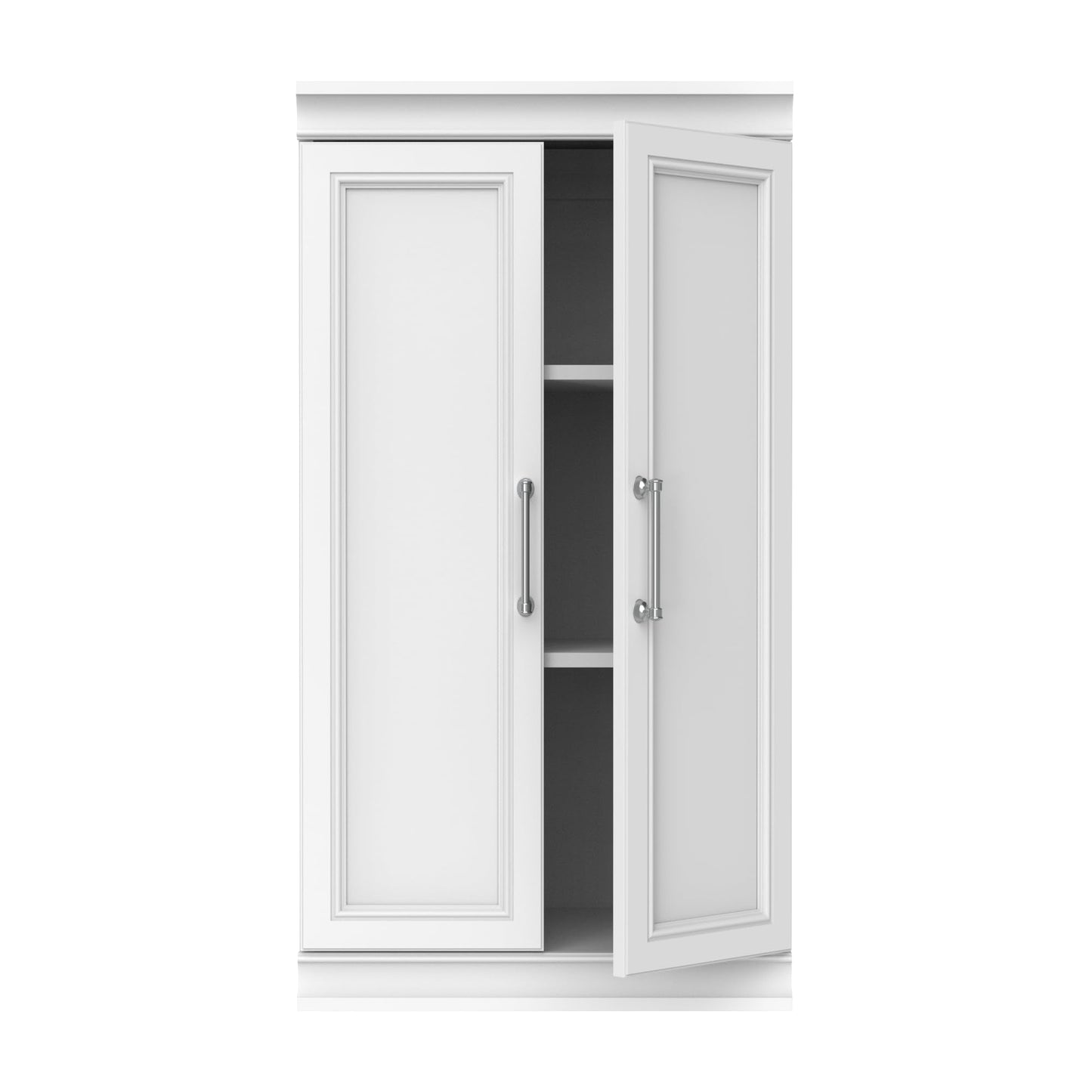 ClosetMaid Modular Storage 21.38-inch W 3-Shelf Storage Cabinet with Doors, White