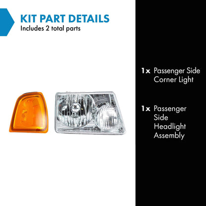 TRQ Lighting Kit for 2001-2005 Ford Ranger, Model LKA55874